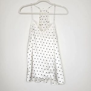 Cami nyc racer tank top, polka-dot